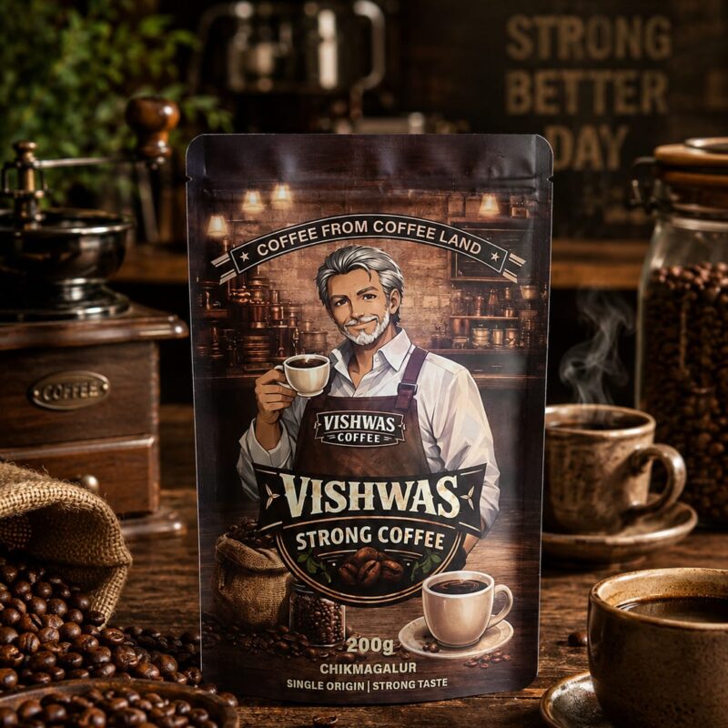 Vishwas Strong Coffee <br><span style="font-size:18px">(60% Coffee and 40% Chicory)</span>